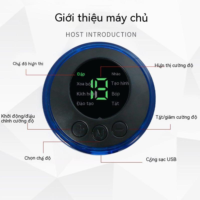 Miếng dán massage  Máy mát xa từ xa thông minh Chân eo / Miếng dán mát xa cơ vai - Máy Mát xa mini Toàn Thân