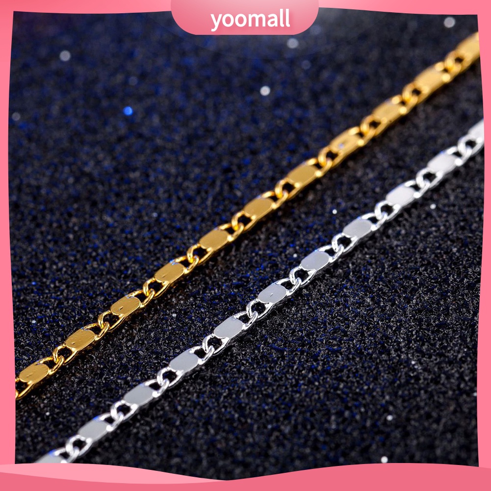 Vòng cổ Sợi Xích 16-30 inch 2mm Thời Trang Cá Tính Cho Nam Và Nữ