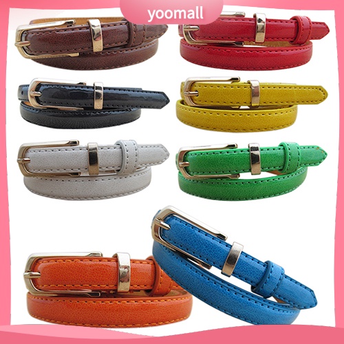 Thắt Lưng Giả Da Màu Kẹo Thời Trang Mùa Hè Cho Nữ