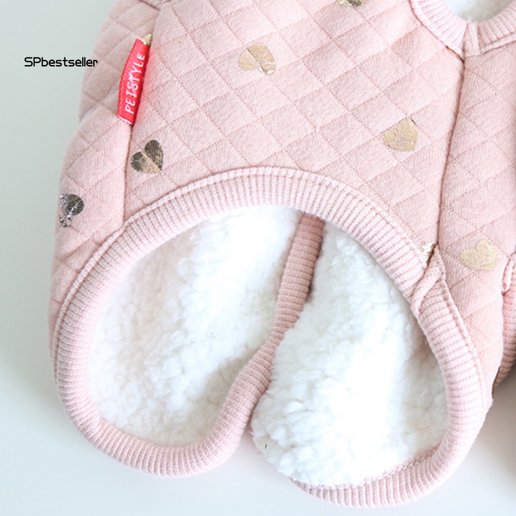 Áo Khoác Giữ Ấm Mùa Thu Đông Có Nút Gỗ Dành Cho Thú Cưng