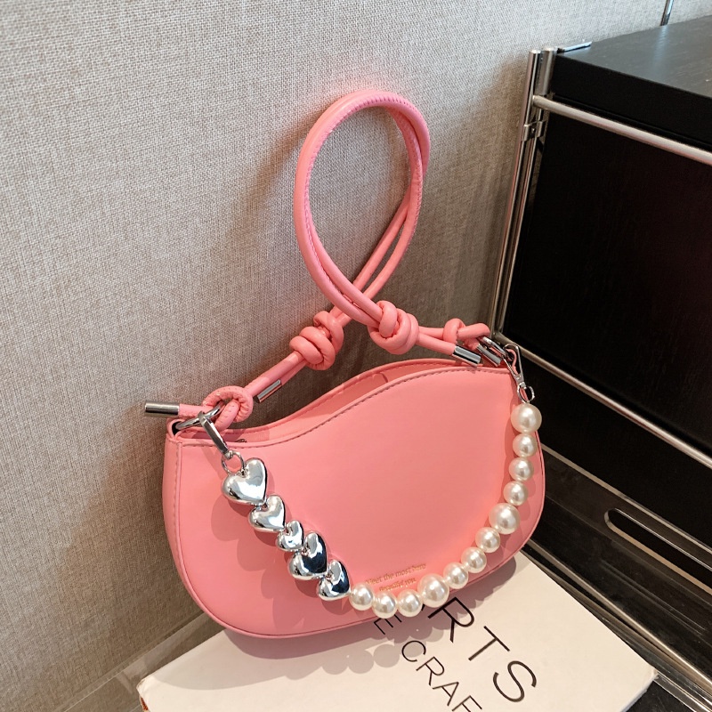 Túi Đeo Chéo Dây Chuỗi Ngọc Trai Thời Trang Hàn Quốc Dành Cho Nữ