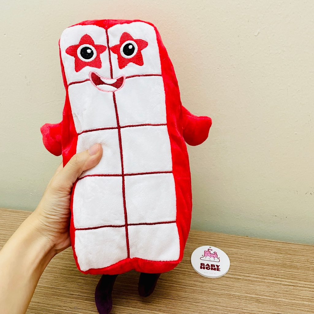 Đồ chơi nhồi bông nhân vật hoạt hình NUMBERBLOCK làm quà tặng giáo dục cho bé