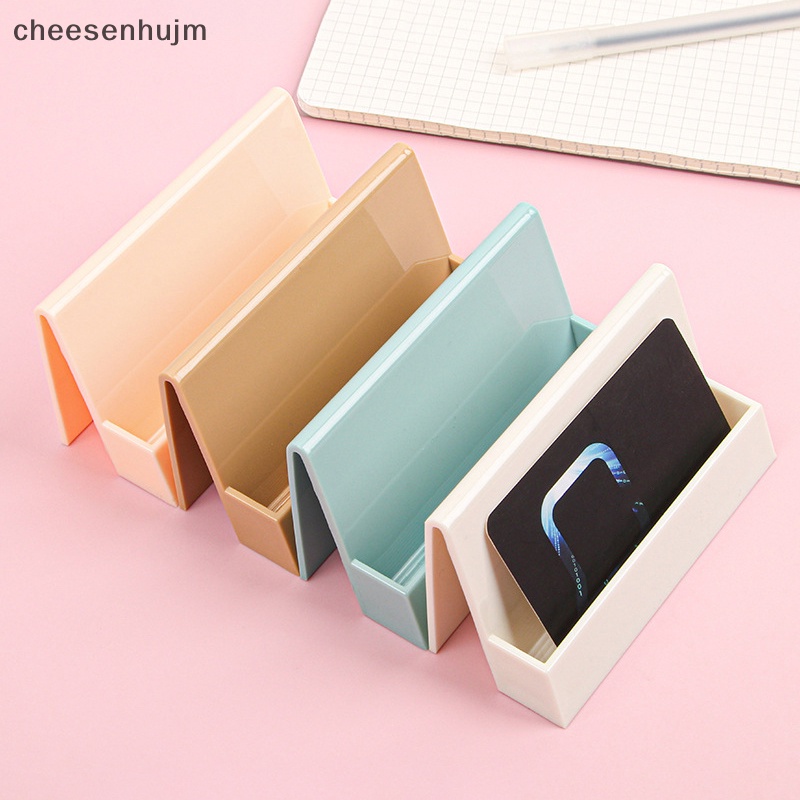 Hộp Đựng Danh Thiếp / Danh Thiếp Màu Trơn Thiết Kế Đơn Giản Tiện Dụng