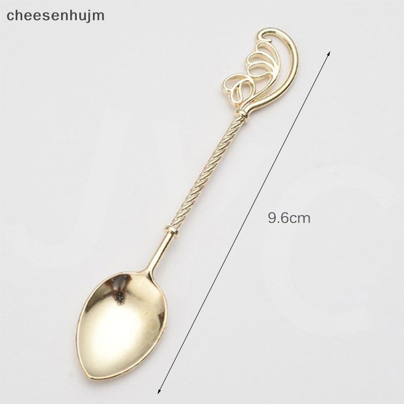 Muỗng Cà Phê Chạm Khắc Phong Cách Vintage Bằng Đồng