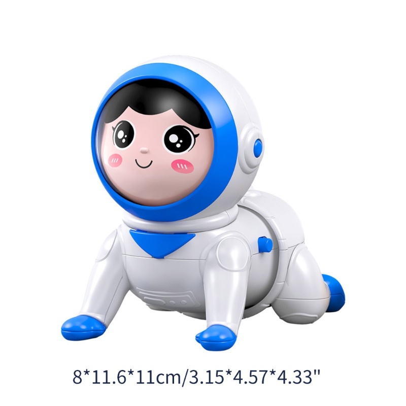 Đồ Chơi Búp Bê Bò Bằng Điện Chống Va Chạm Phát Ra Âm Thanh Giáo Dục Sớm Cho Bé