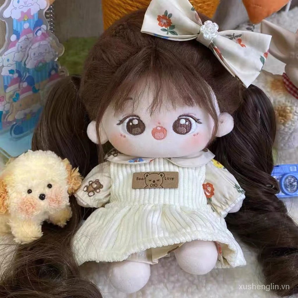 Quần Áo Trẻ Em Gấu Bông Ấm Áp Mùa Thu Không Chứa Keo Cotton 20cm Chính Hãng Thay Thế Được Làm Bằng Tay Mèo