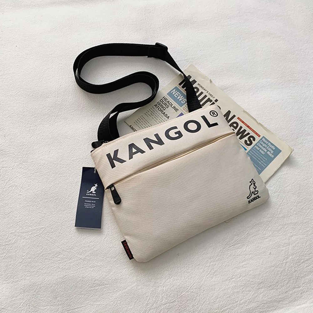 Thời Trang Chất Lượng Cao KANGOL Kangaroo Ngoài Trời Ví Đeo Vai Đeo Chéo Ngực Túi Messenger