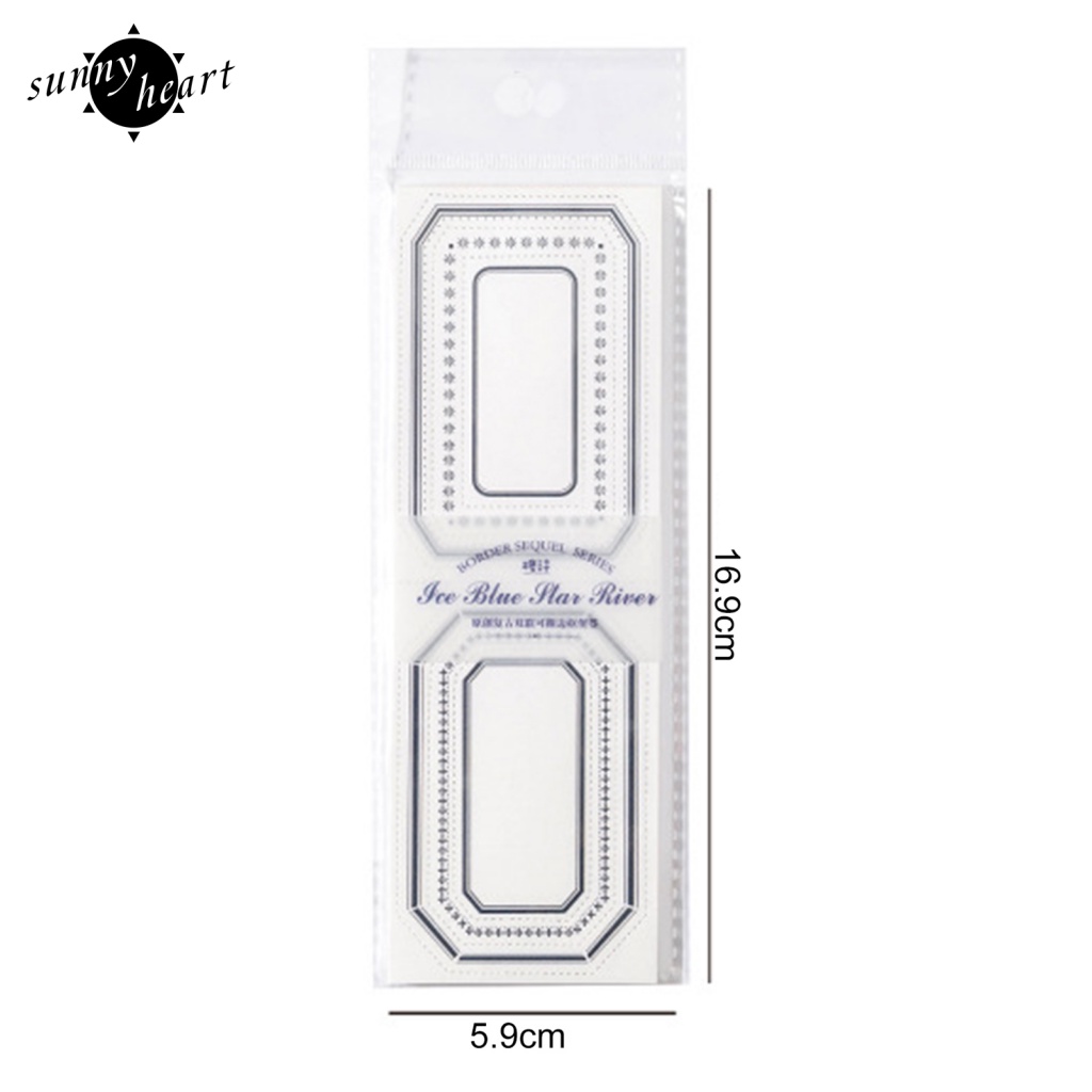 Sunnyheart Set 30 Văn Phòng Phẩm Viền Răng Dễ Xé Dễ Dàng