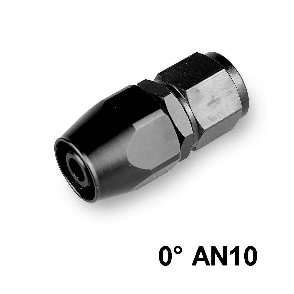 Đầu Nối Ống Dầu AN8 / AN10 / AN12 Bằng Hợp Kim Nhôm Bện Màu Đen Thông Dụng 0 / 45 / 90 Độ