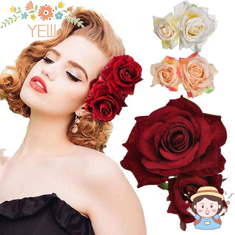 Kẹp Tóc Hình Hoa Thời Trang Cho Cô Dâu