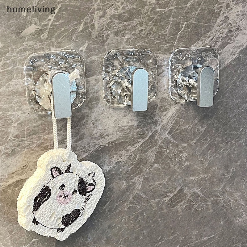 1 Móc Treo Khăn Gắn Tường Bằng Acrylic Chống Rỉ Sét Tiện Dụng Cho Nhà Bếp / Phòng Tắm