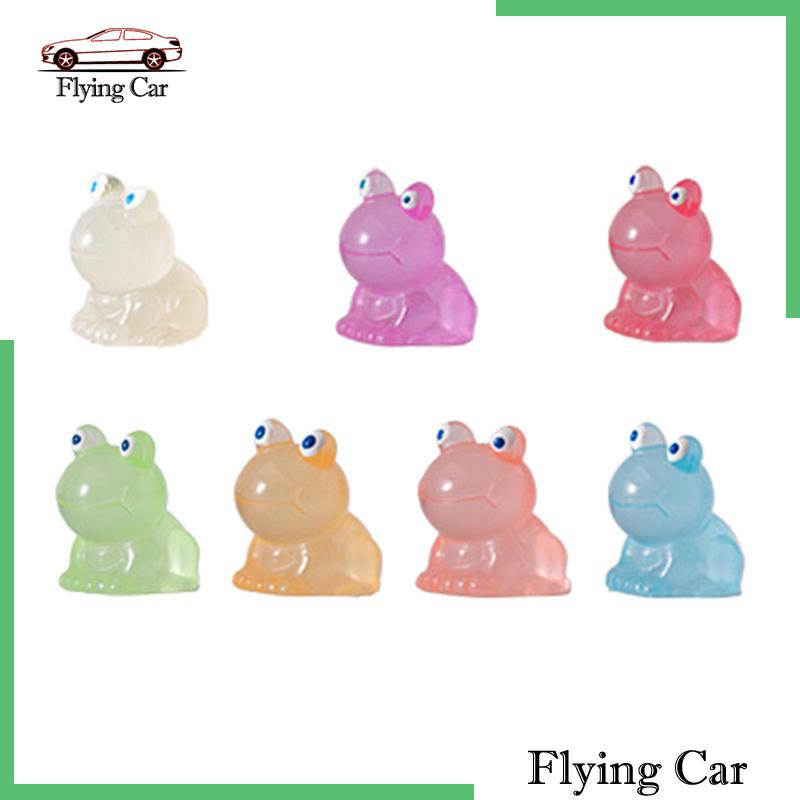 Mô Hình Chú Ếch Mini Bằng Resin Dạ Quang Trang Trí Bánh Kem