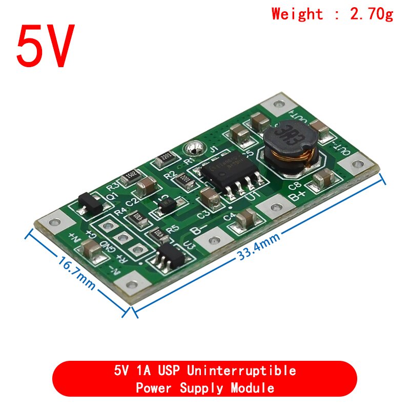 Mô Đun Tăng Áp DC 5V 9V 12V Cho Pin Lithium 18650 Sự Bảo Vệ