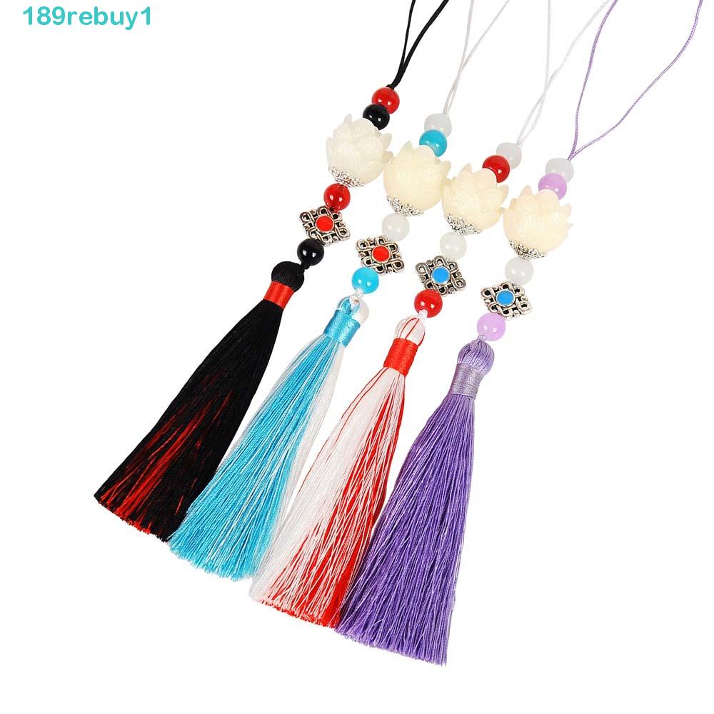 Rebuy1 Mo Dao Zu Shi Mặt Dây Treo Túi Xách Phối Tua Rua Hoa Sen Anime Trung Quốc Ling Ling