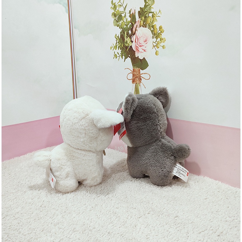 ⚡Tất Cả Các Loại Đồ⚡ Chú Chó husky Nhồi Bông Dễ Thương Dùng Làm Quà Tặng Sinh Nhật 230805
