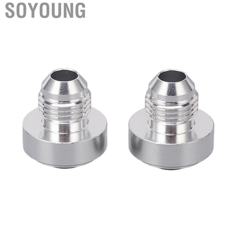 Soyoung Male Thread Fitting Billet CNC Machined 1/2in for Replacement