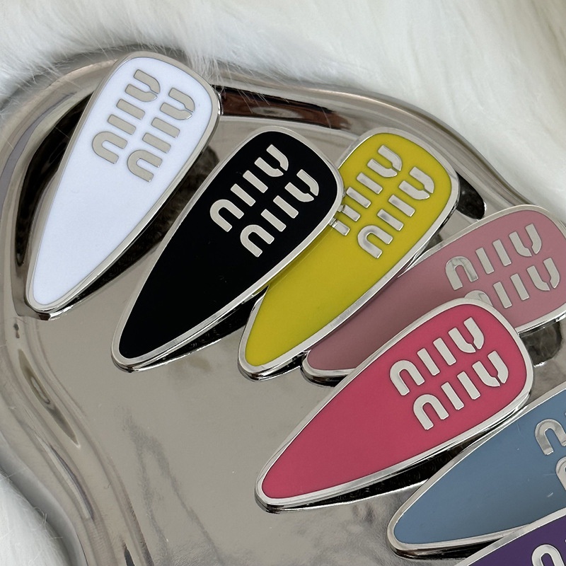 Kẹp Tóc Mỏ Vịt Kim Loại Cao Cấp Màu Sắc Chữ Cái Nổi Bật