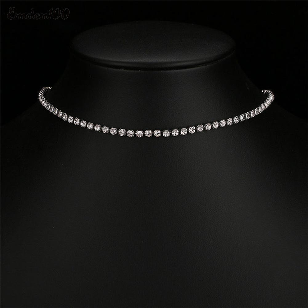Vòng Cổ Choker Đính Đá Thời Trang Cho Nữ