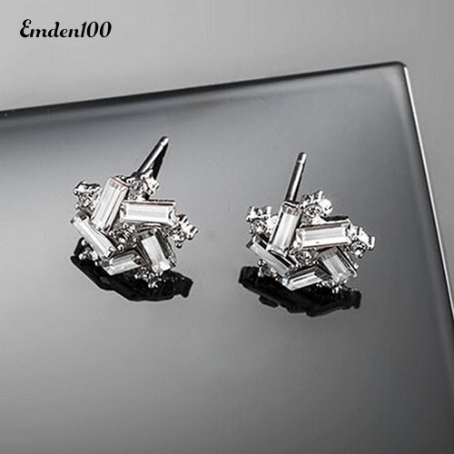 Bông Tai Hình Cối Xay Gió Đính Đá Nhiều Màu Sắc