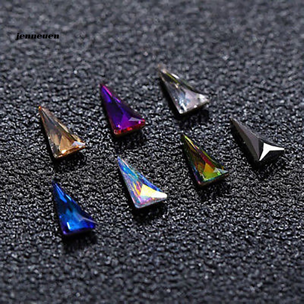 Set 10 Tấm Nhãn Dán Móng Tay Màu Sắc Trơn Quyến Rũ