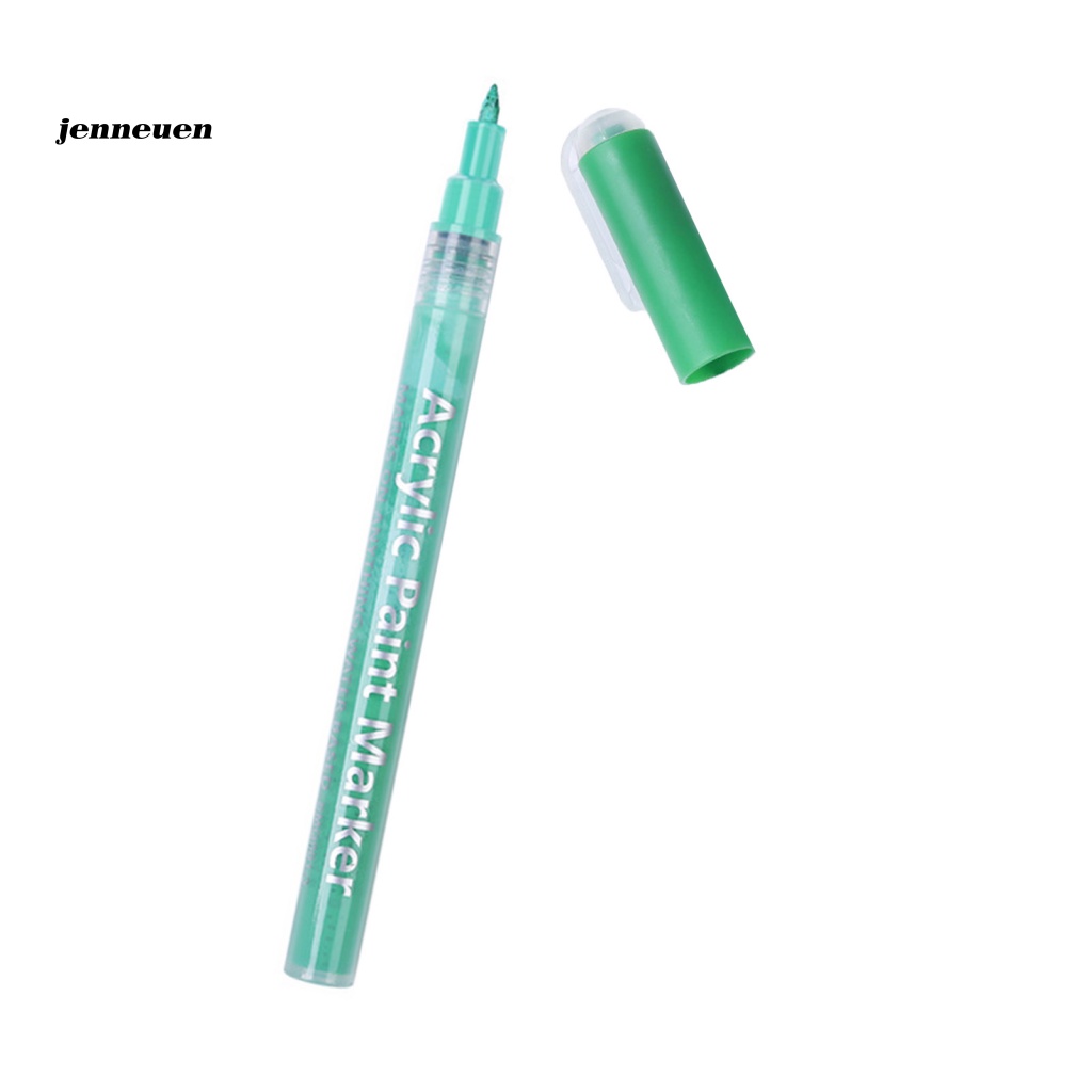 Bút Vẽ Trang Trí Móng Nghệ Thuật Có Thể Tái Sử Dụng Với Tay Cầm Dài Màu Sắc Tương Phản Cho Nữ