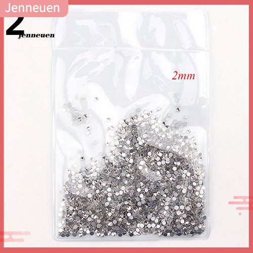 1440 Hạt Cườm Lấp Lánh Dùng Trang Trí Móng Tay 16mm / 2mm DIY