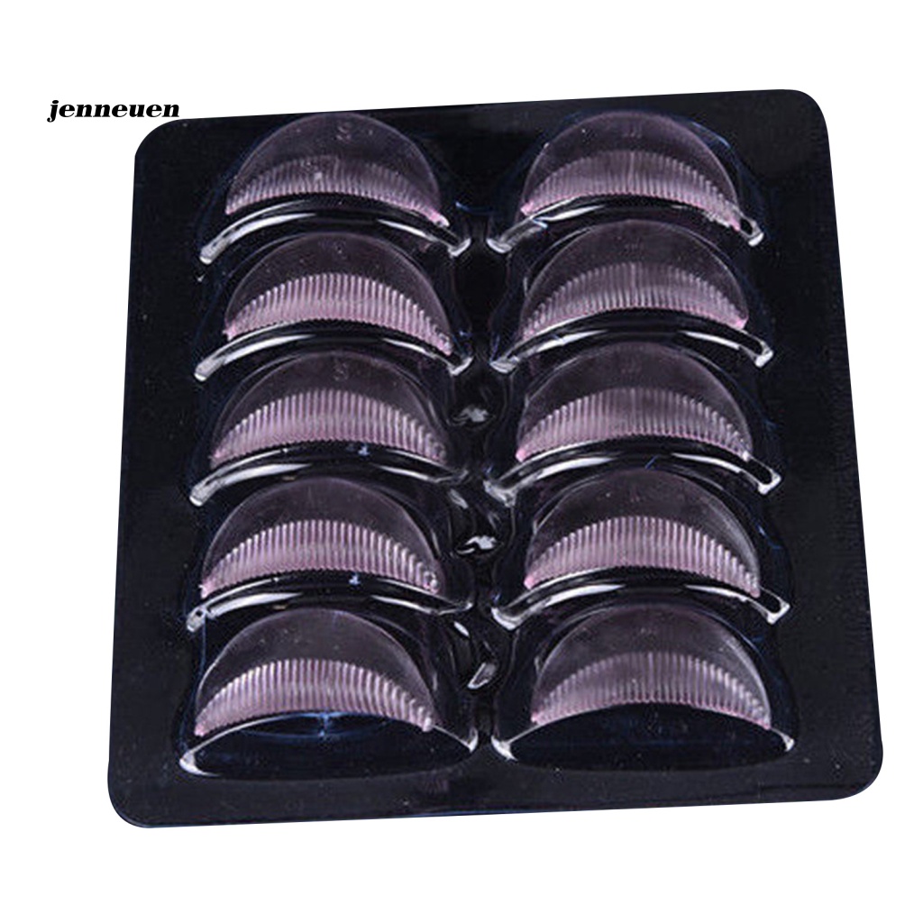 Bộ 10 Miếng Silicone Hỗ Trợ Uốn Cong Lông Mi Tiện Dụng
