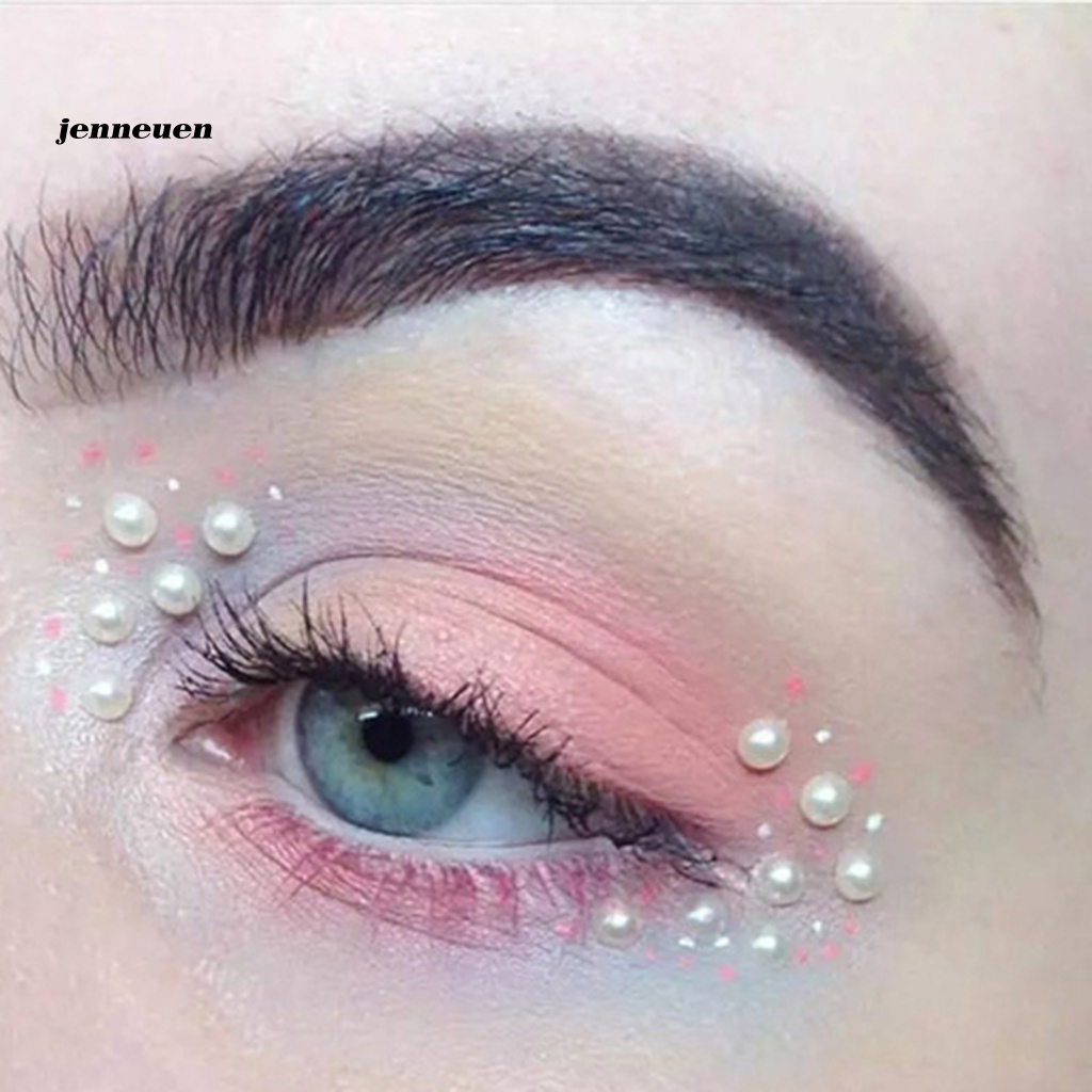 Jen Miếng Dán Mặt / Cơ Thể Bằng Acrylic Giả Ngọc Trai Không Phai Màu Cho Nữ