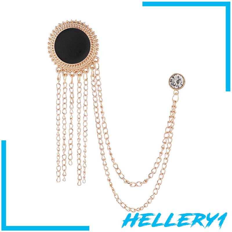 Trâm Cài Áo Hình Tráng Men Đen Phong Cách Retro Thanh Lịch Cho Nam