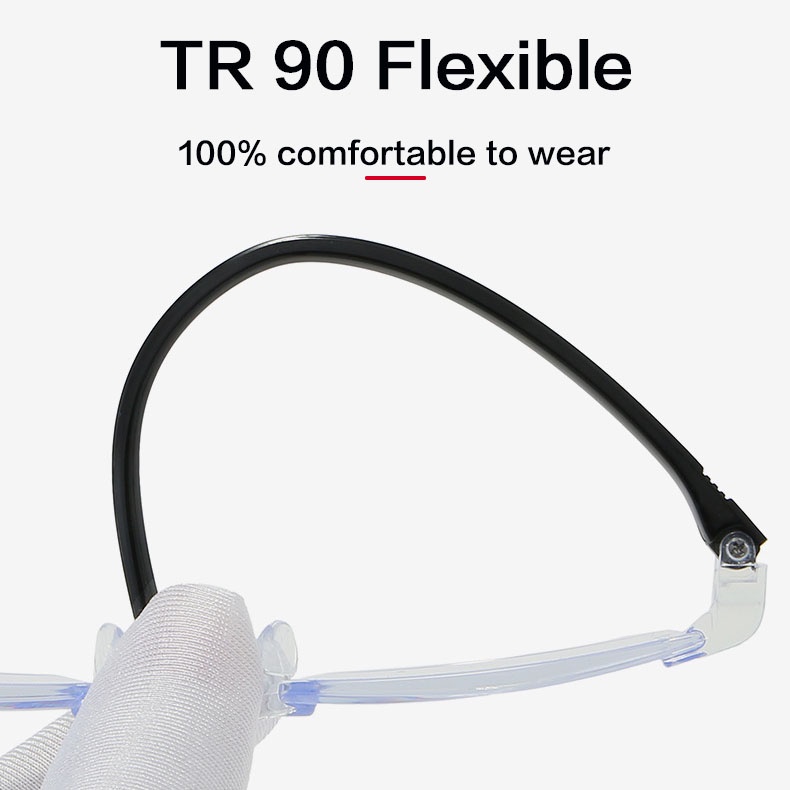 +100°~500° Kính Đọc Sách Phóng To Vô Tuyến Thông Minh Trọng Lượng Nhẹ Chống Ánh Sáng Xanh 2 Cho Nam Và Nữ