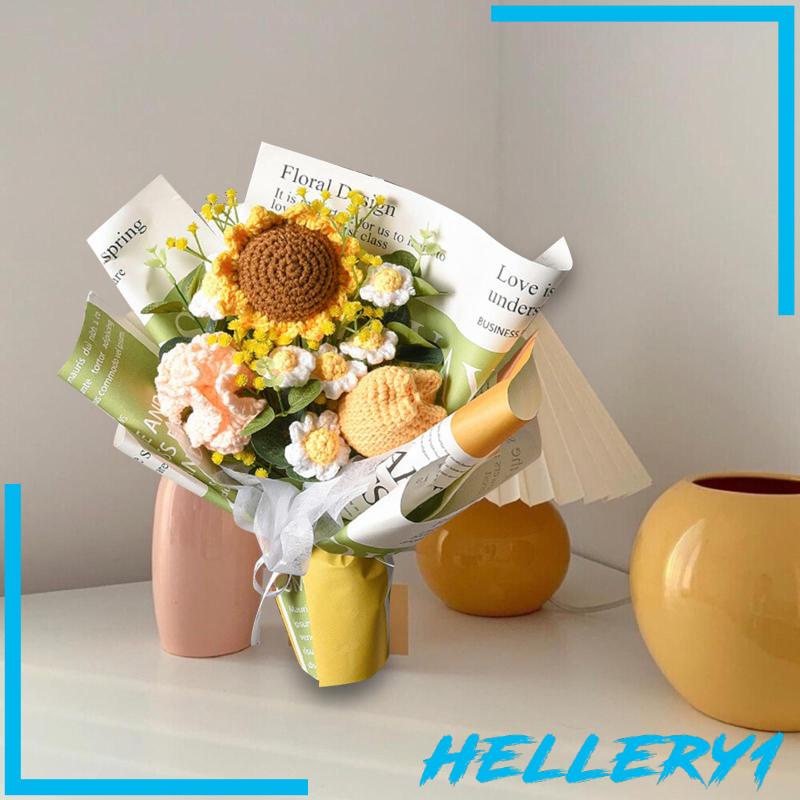 Bó Hoa Cúc May Mắn Đan Móc Hoàn Thiện Làm Quà Tặng Đám Cưới