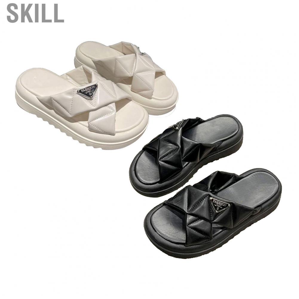 Skill Office Slipper  Women Sandal Slip On Flat Bottom for Indoor