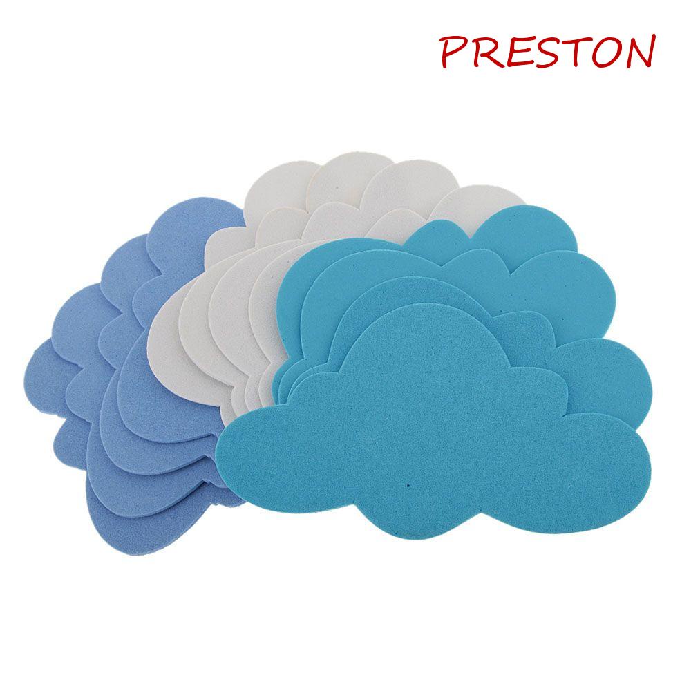 Set 12 Miếng Xốp EVA Hình Đám Mây Dễ Thương Dùng Trang Trí