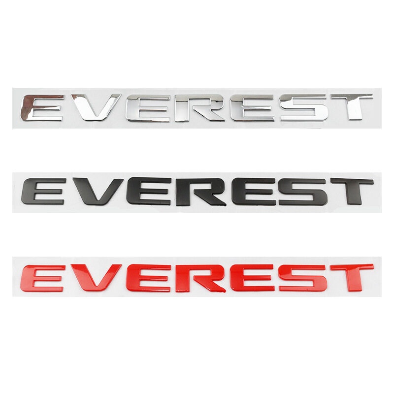 Logo Chữ EVEREST Bằng ABS Trang Trí Mui Xe Hơi FORD