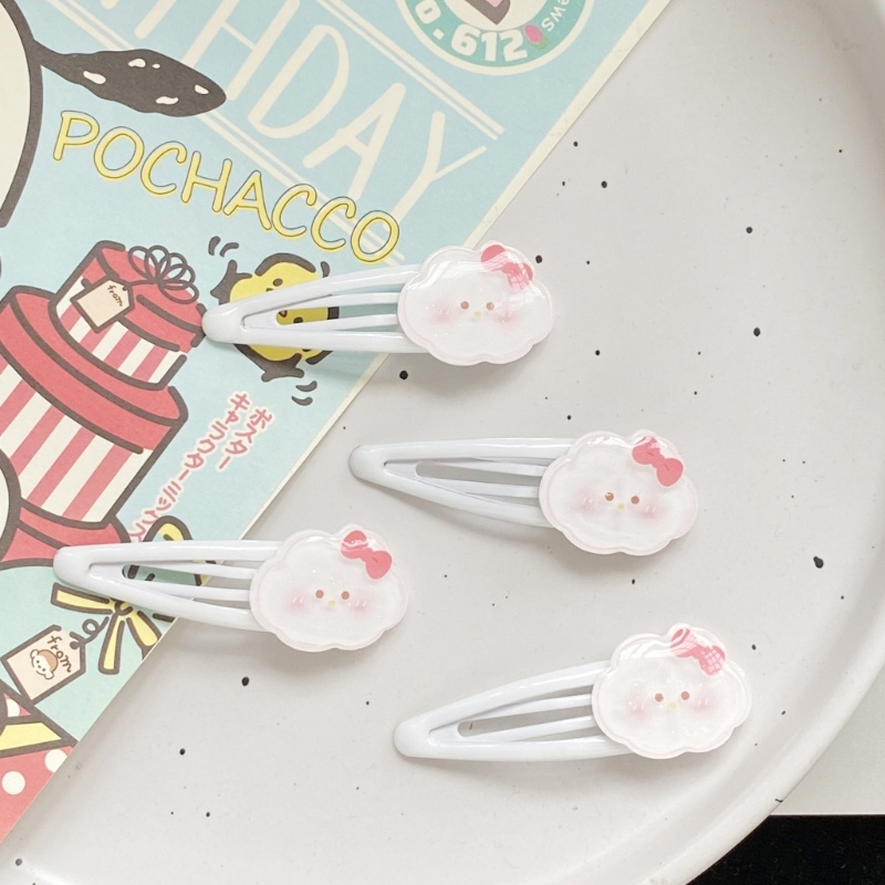 Kẹp Tóc Mái Hình Đám Mây / Má Hồng Hoạt Hình Y2K Dành Cho Bạn Nữ Thanh Thiếu Niên