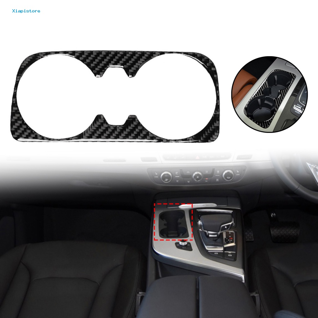 Miếng Dán Trang Trí Giá Đỡ Cốc Chống Thấm Nước Cho Xe Hơi Audi New Q7 SQ7 4M 2016-201