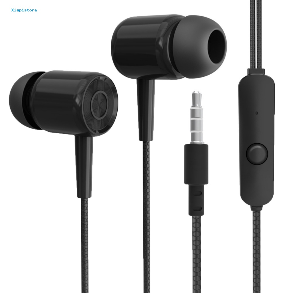 Tai Nghe Nhét Tai Có Dây L5 Jack 35mm Âm Trầm Có Micro Dùng Để Chơi Game Karaoke