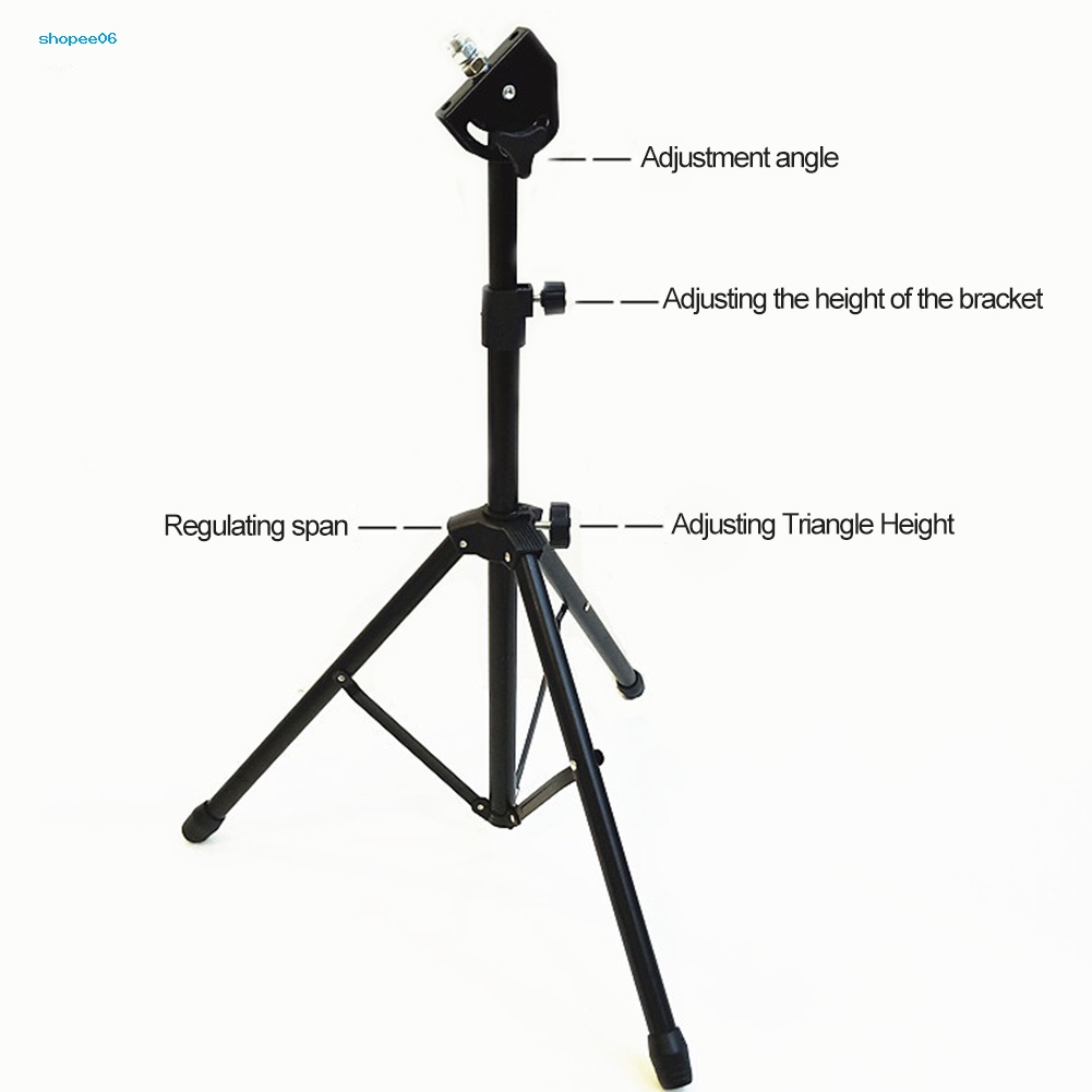 Giá Đỡ Ba Chân 8 Inch Bằng Kim Loại Có Thể Điều Chỉnh Hỗ Trợ Luyện Tập Đánh Trống