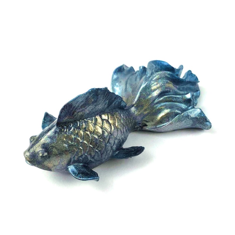 Nav nến khuôn silicone tự làm động vật hương thơm nến phim hoạt hình cá vàng khuôn thạch cao