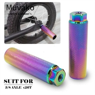 Bộ 2 trục gác chân trước sau xe đạp muvako