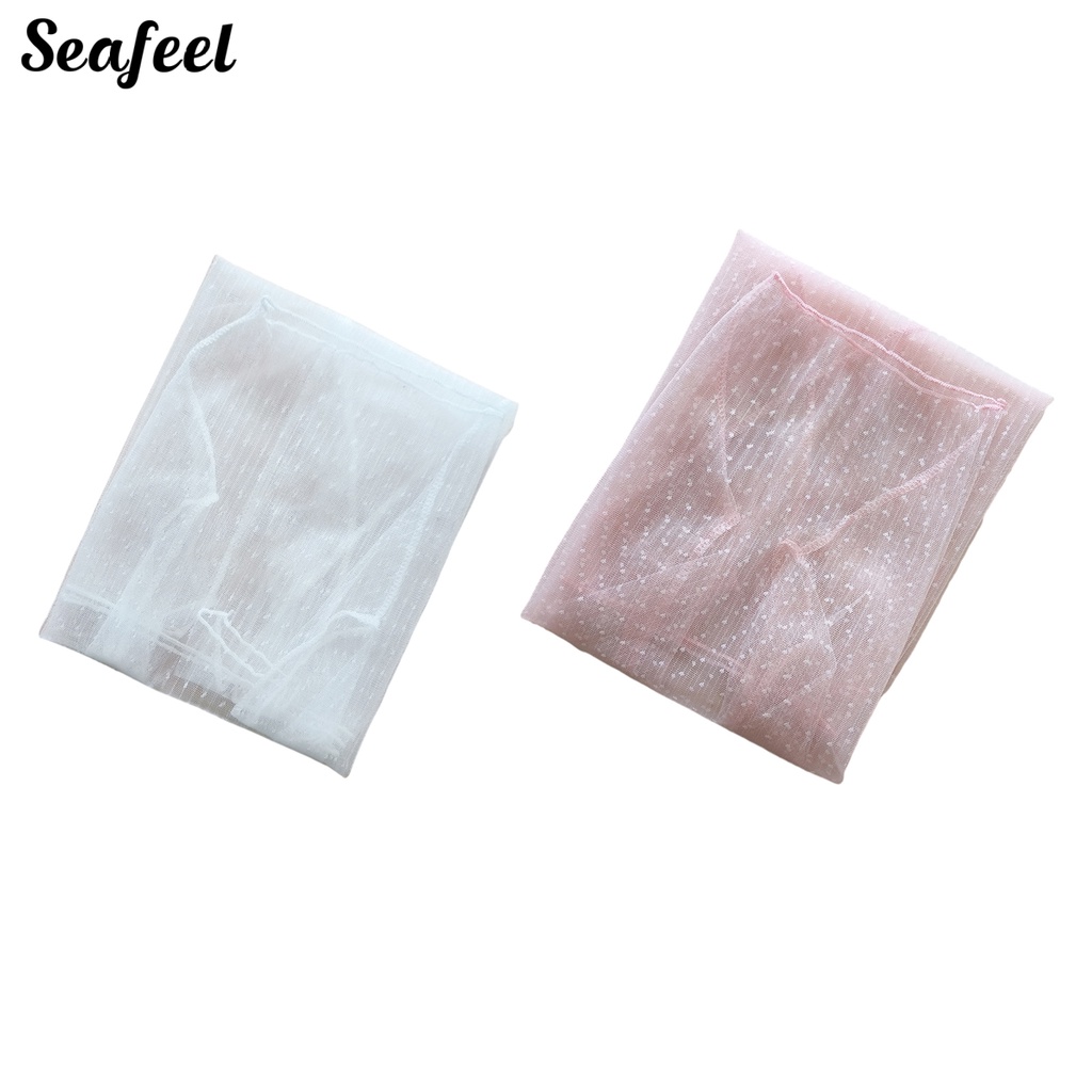 Áo Sơ Mi Vải Ren Mỏng Xuyên Thấu Mềm Mại Cổ Cao Dài Tay Thời Trang Mùa Hè Dành Cho Nữ