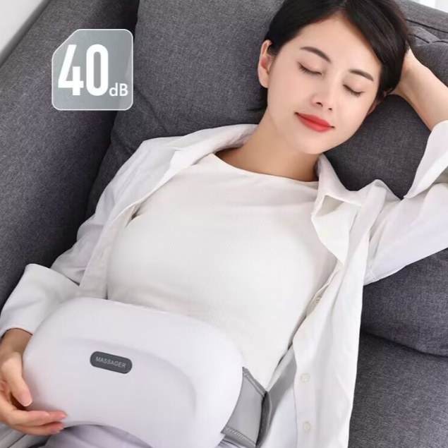Jinkairui eo bụng massager nén nóng để giúp tiêu hóa