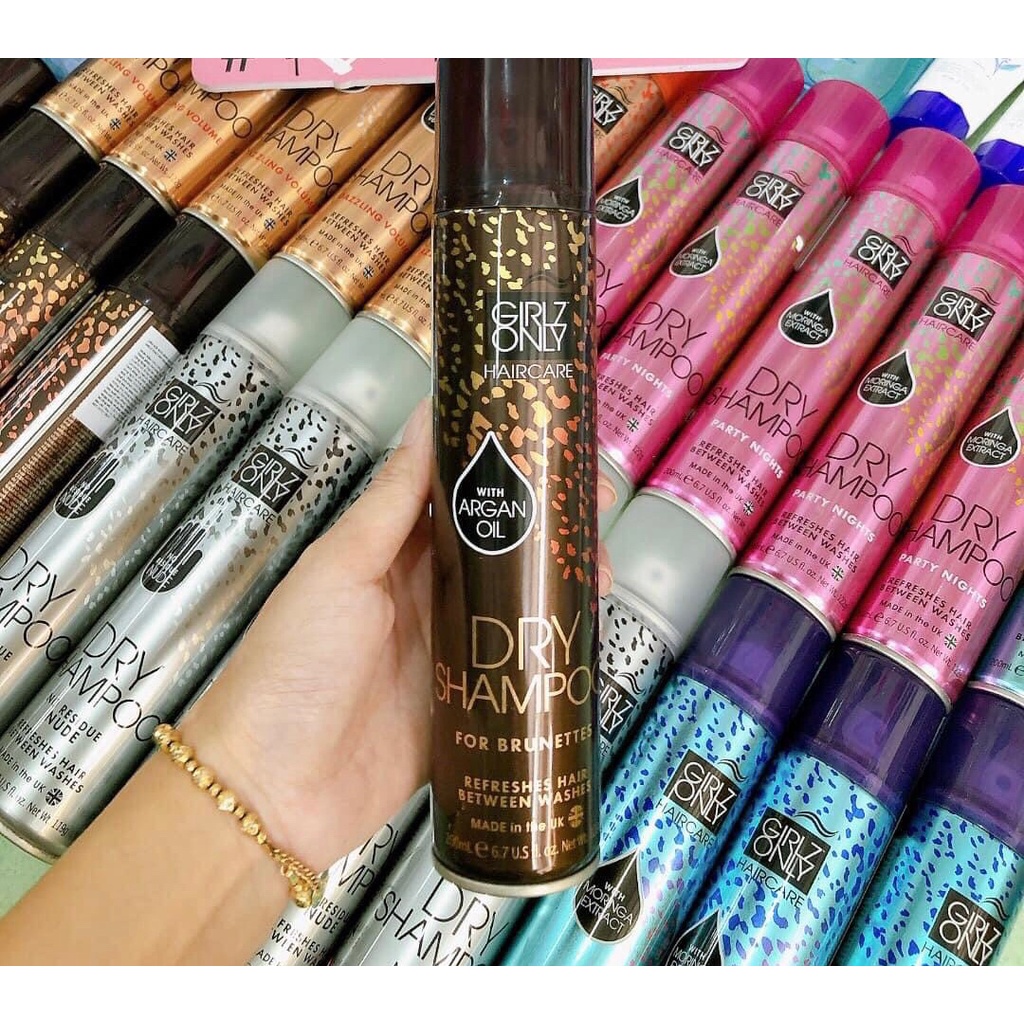 DẦU GỘI KHÔ GIRLZ ONLY 200ML 119k/ chai- Dầu Gội Đầu Khô Girlz Only là một sản phẩm nổi tiếng đến từ