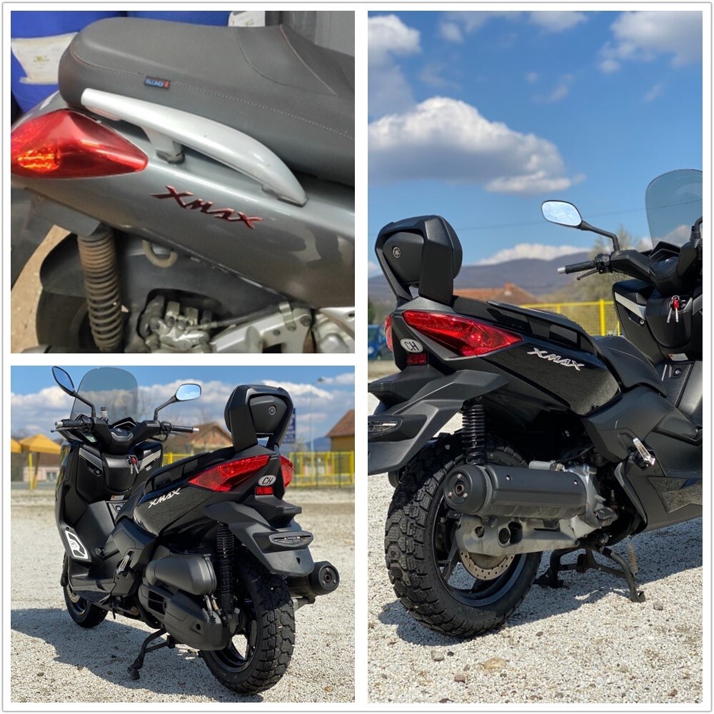 FENDER Set 2 Miếng Dán Logo 3D Bằng Nhựa Resin Trang Trí Thân Xe Yamaha Xmax 300 125 250 400