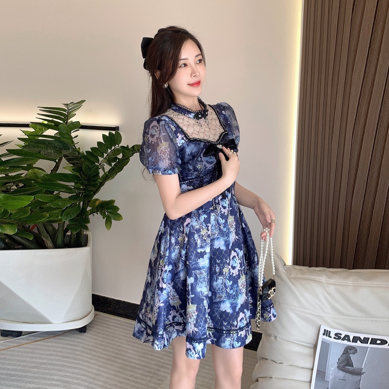 Đầm Maxi Phong Cách Retro 20237