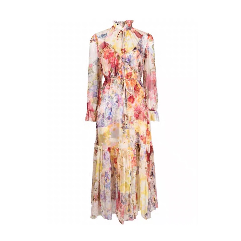 Đầm Maxi Phong Cách Retro 20237