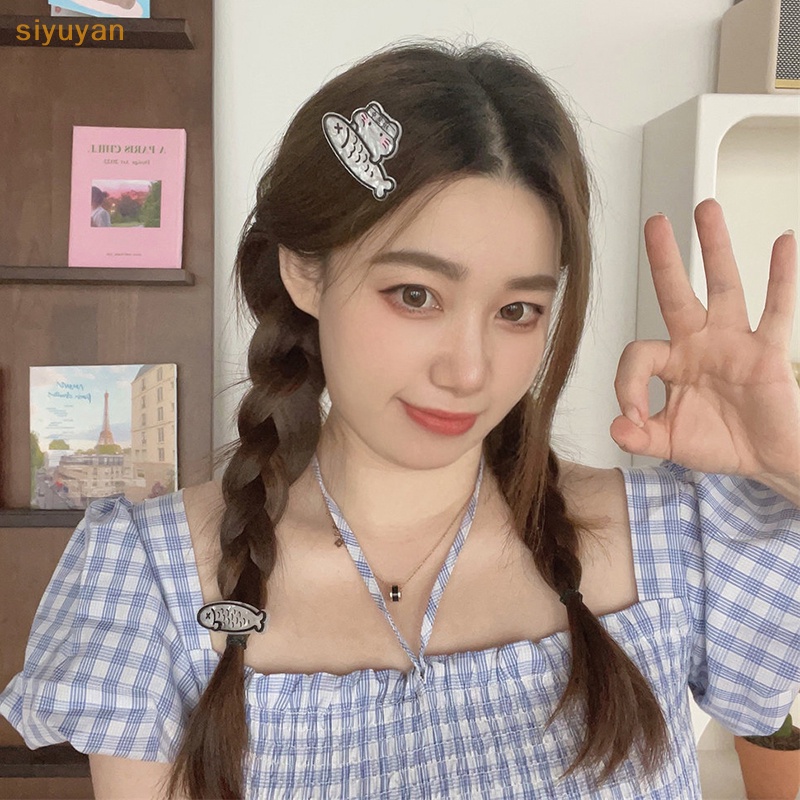 Kẹp Tóc Hình Cá Nhỏ Bằng Acrylic Phong Cách Nhật Bản