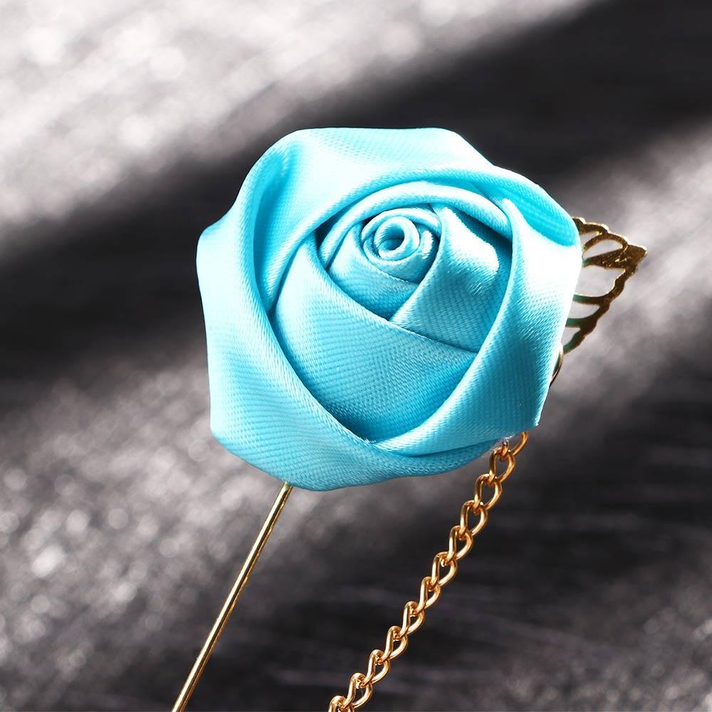 Ghim Cài Áo Hình Hoa Hồng Nhiều Màu Sắc Bằng Vải canvas Thời Trang