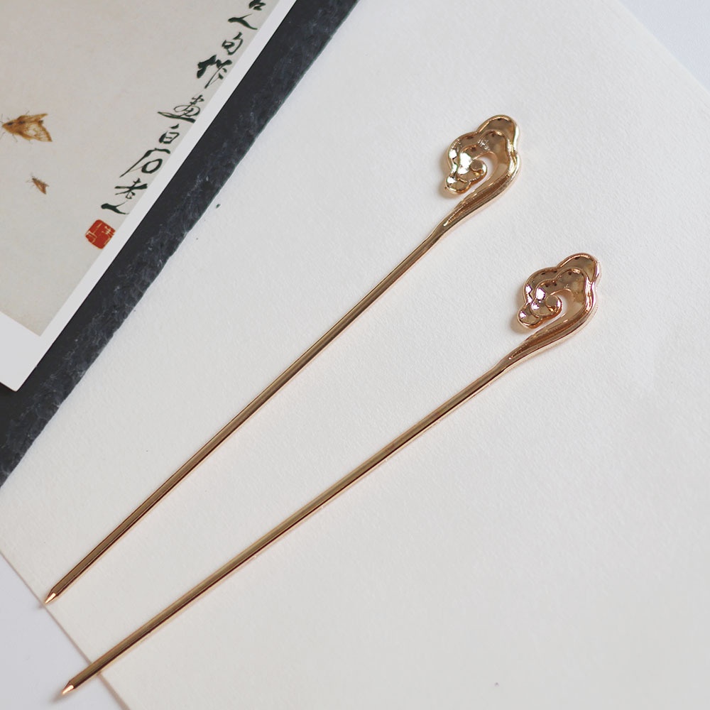 Kẹp Tóc Màu Vàng / Bạc Thời Trang Mùa Hè Phong Cách Mới 2023