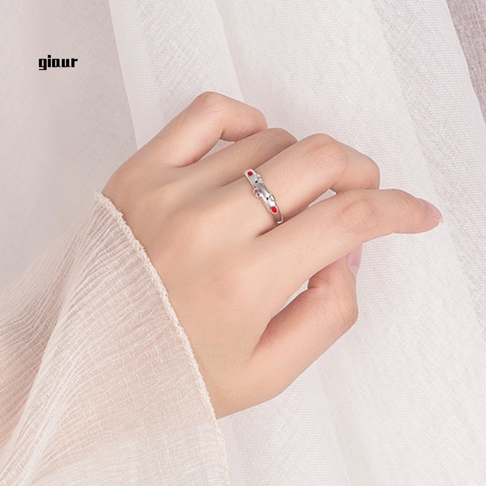 Nhẫn Hở Hình Chú Heo Hoạt Hình Dễ Thương Dùng Làm Quà Tặng Sinh Nhật Cho Bạn Gái